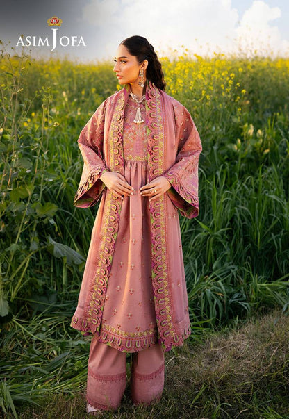 Asim Jofa | Luxury Lawn 25 | AJELL-16 by Maria Faisal - Registered Vendor of : Asim Jofa - type : Ladies Clothes - 100% original wedding dresses