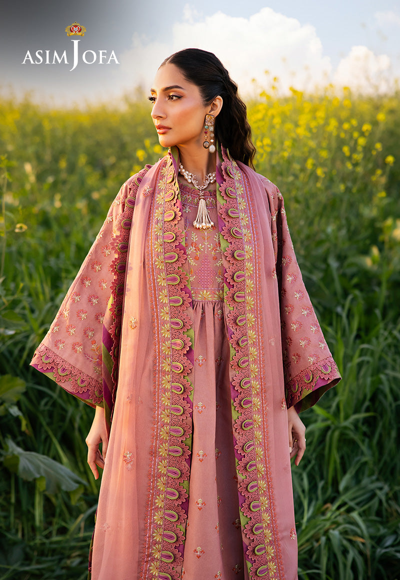 Asim Jofa | Luxury Lawn 25 | AJELL-16 - Ladies Clothes - Maria Faisal
