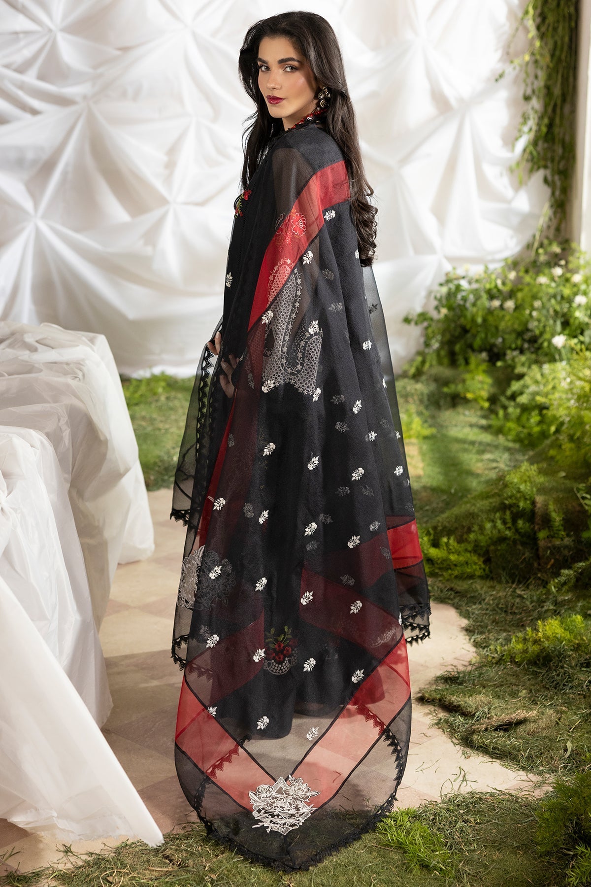 Charizma | Festive Pret  | CMA-5-187 - Dress - available at Maria Faisal in UK and USA.