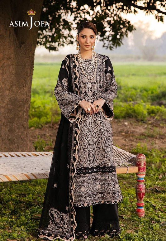 Asim Jofa | Luxury Lawn 25 | AJELL-03 by Maria Faisal - Registered Vendor of : Asim Jofa - type : Ladies Clothes - 100% original wedding dresses
