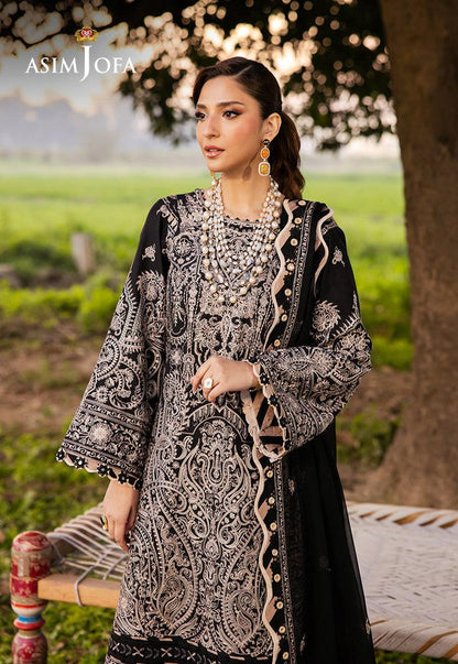 Asim Jofa | Luxury Lawn 25 | AJELL-03 by Maria Faisal - Registered Vendor of : Asim Jofa - type : Ladies Clothes - 100% original wedding dresses