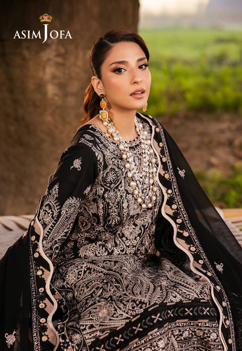 Asim Jofa | Luxury Lawn 25 | AJELL-03 by Maria Faisal - Registered Vendor of : Asim Jofa - type : Ladies Clothes - 100% original wedding dresses