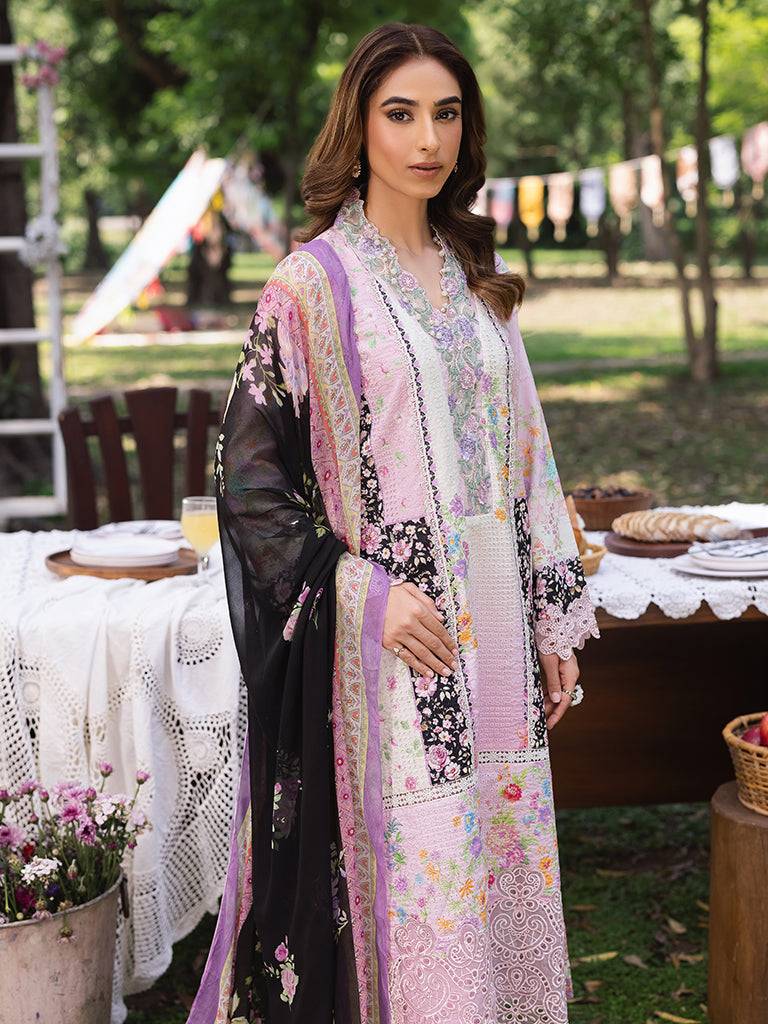 Rajbari | Schiffli Printkari Exclusive | Schiffli Printkari - 01 by Maria Faisal - Registered Vendor of : Rajbari - type : Ladies Clothes - 100% original wedding dresses