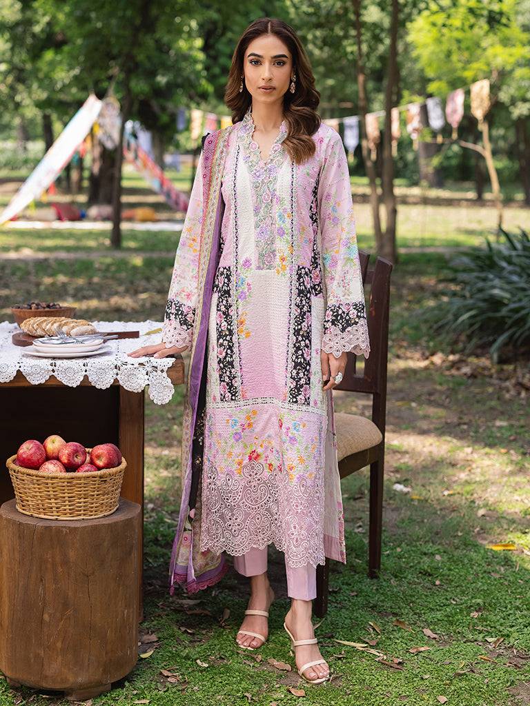 Rajbari | Schiffli Printkari Exclusive | Schiffli Printkari - 01 by Maria Faisal - Registered Vendor of : Rajbari - type : Ladies Clothes - 100% original wedding dresses