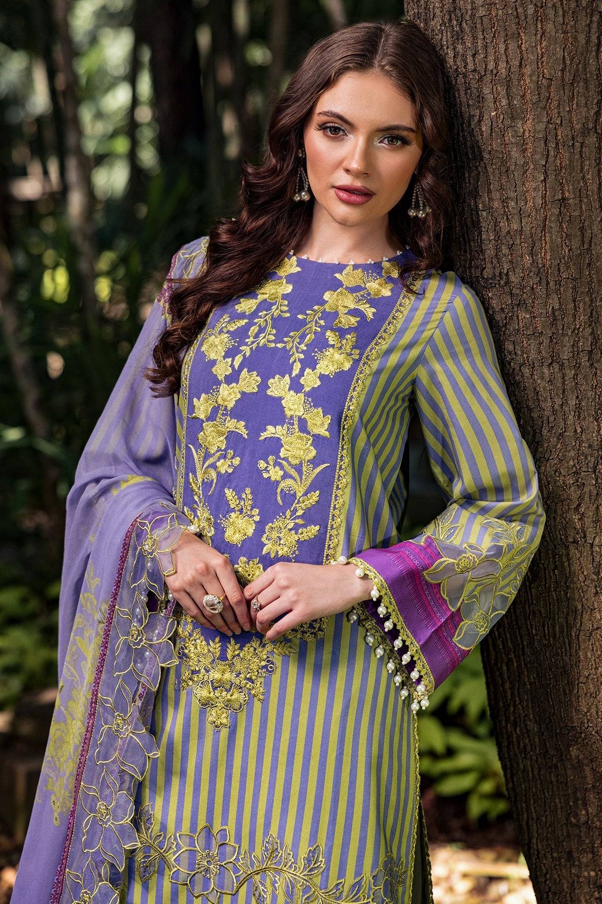 Charizma | Naranji Lawn | CN5-02 by Maria Faisal - Registered Vendor of : Charizma - type : Ladies Clothes - 100% original wedding dresses