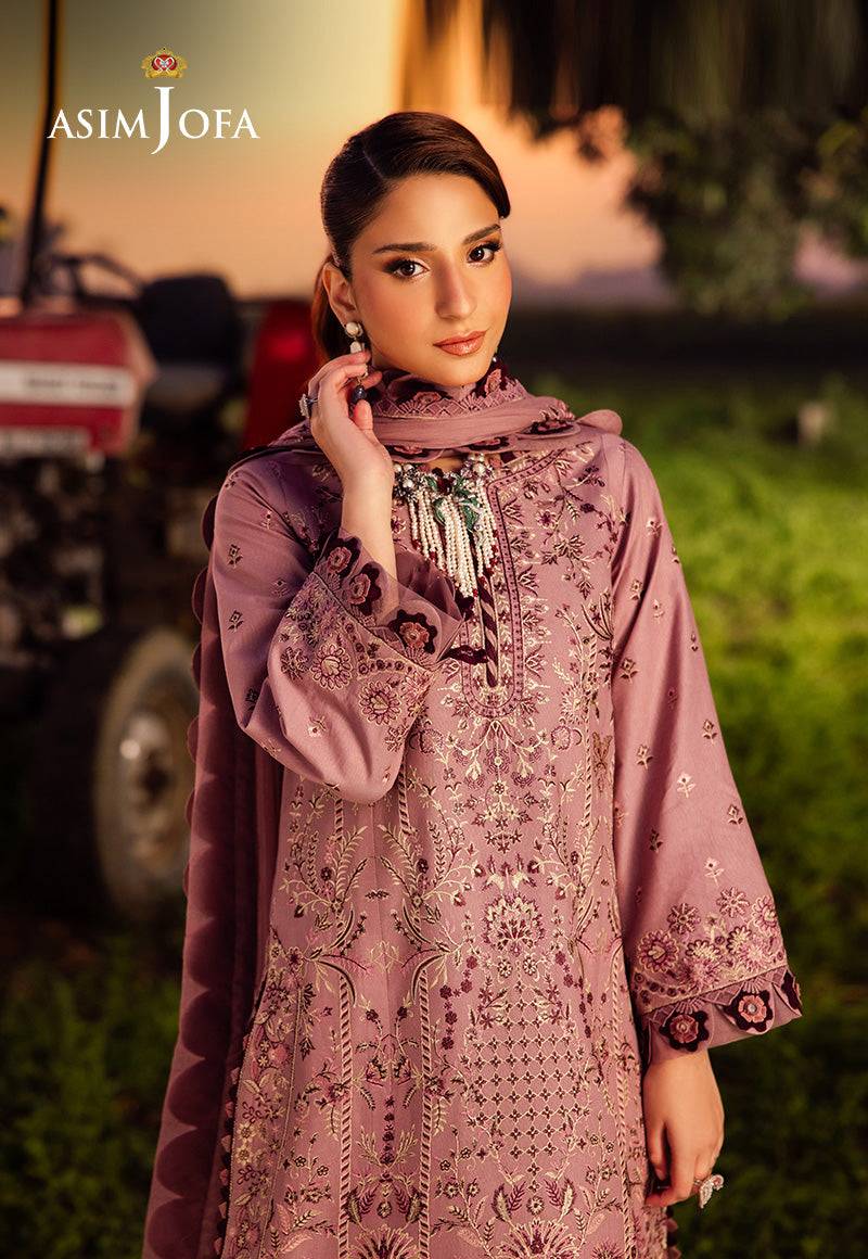 Asim Jofa | Luxury Lawn 25 | AJELL-02 by Maria Faisal - Registered Vendor of : Asim Jofa - type : Ladies Clothes - 100% original wedding dresses