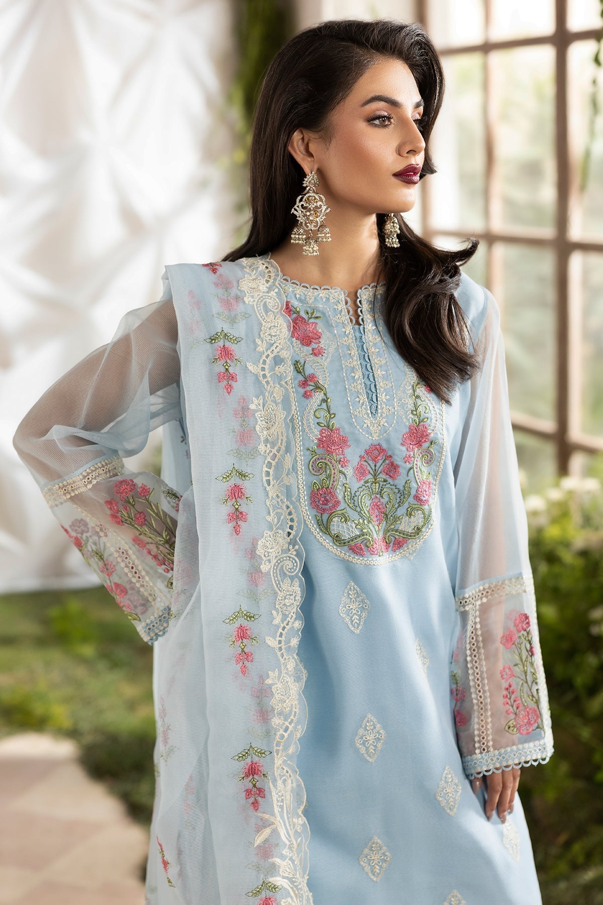 Charizma | Festive Pret  | CMA-5-191 - Dress - available at Maria Faisal in UK and USA.