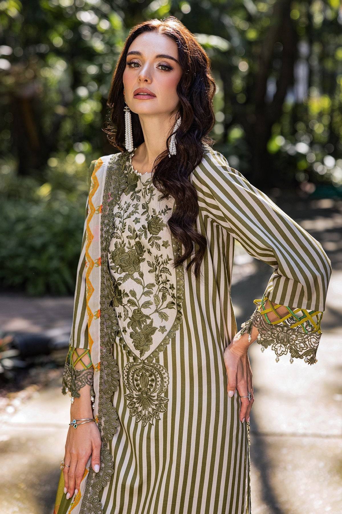 Charizma | Naranji Lawn | CN5-07 by Maria Faisal - Registered Vendor of : Charizma - type : Ladies Clothes - 100% original wedding dresses