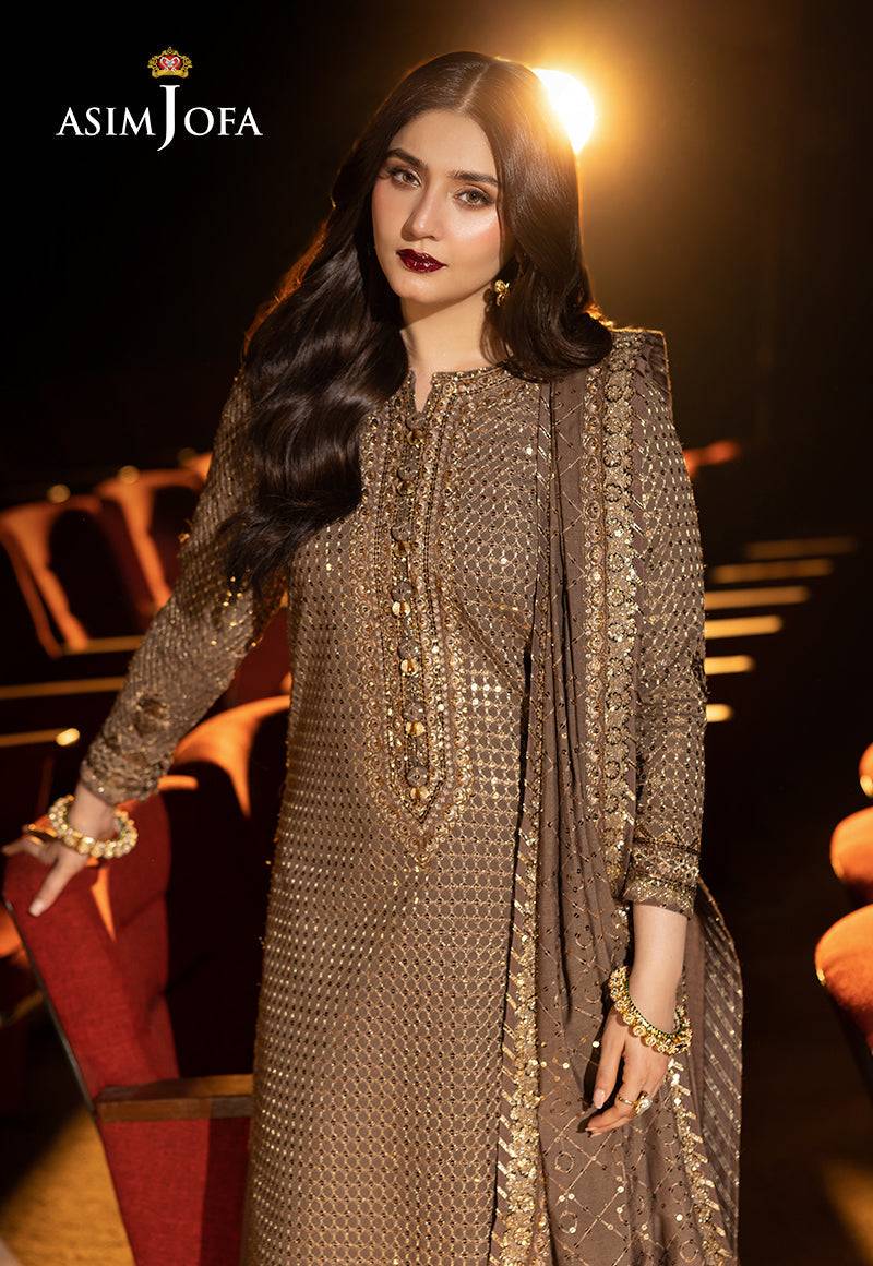 Asim Jofa | Luxury Festive Rejoice | AJLFF-08 by Maria Faisal - Registered Vendor of : Asim Jofa - type : Ladies Clothes - 100% original wedding dresses