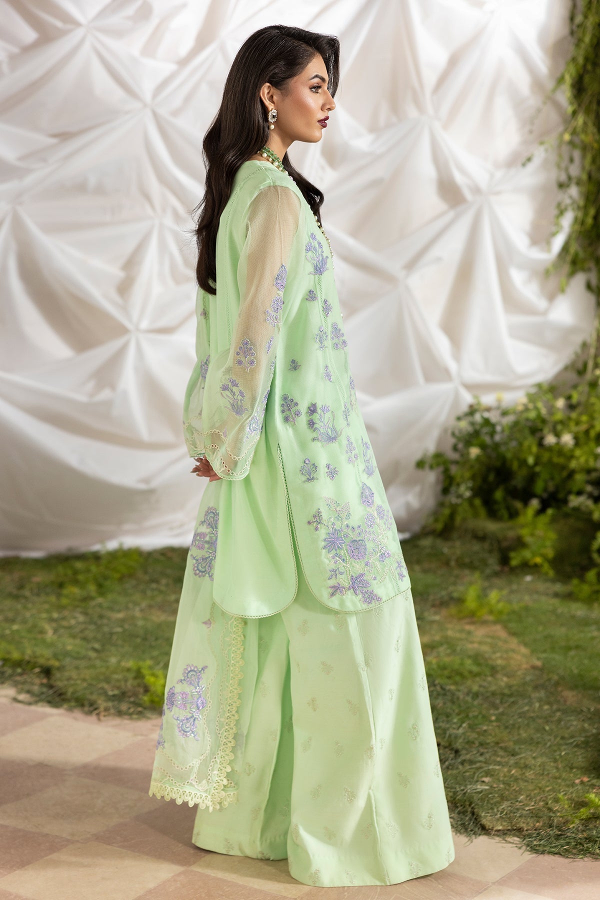 Charizma | Festive Pret  | CMA-5-193 - Dress - available at Maria Faisal in UK and USA.