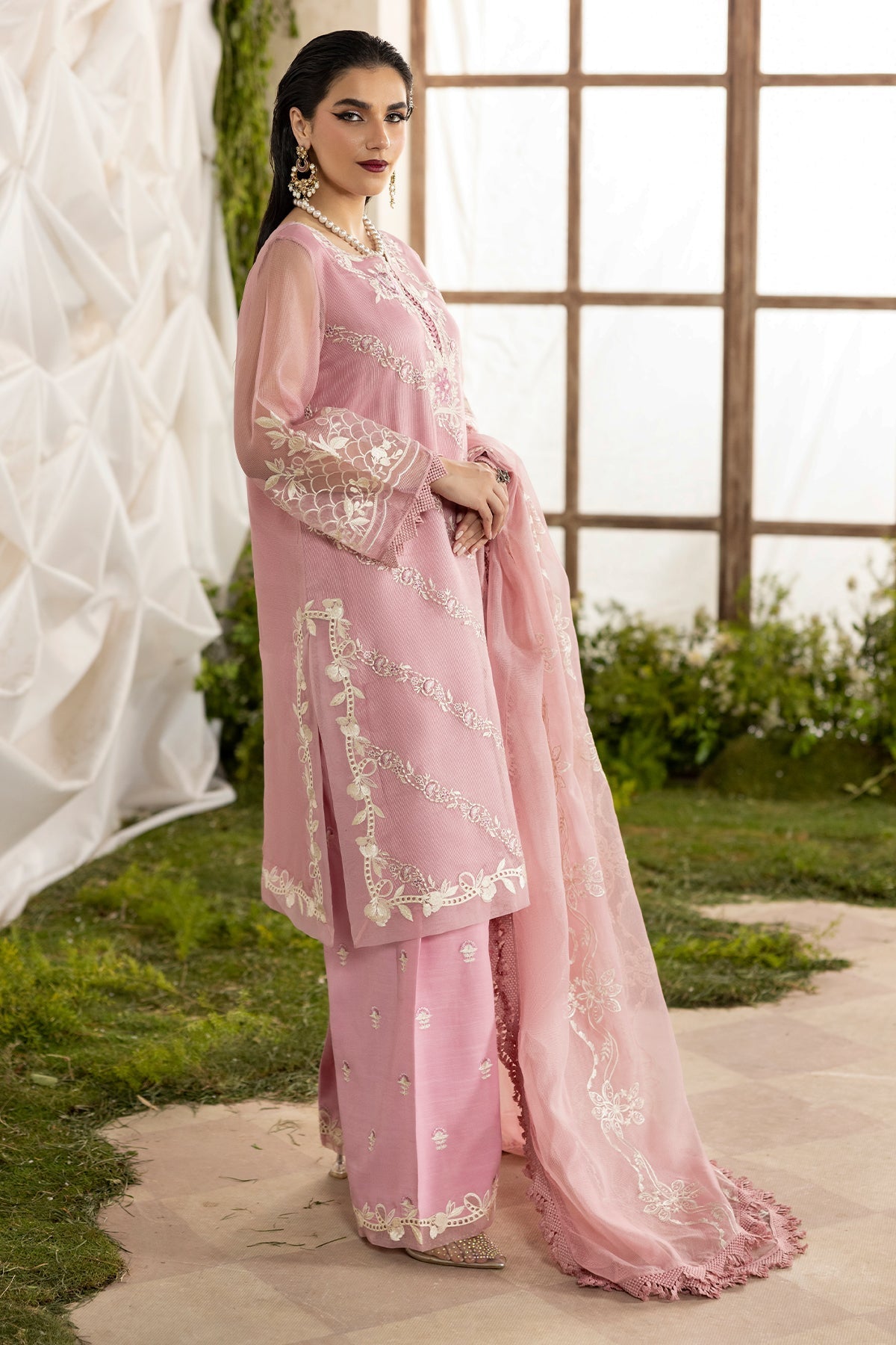 Charizma | Festive Pret  | CMA-5-189 - Dress - available at Maria Faisal in UK and USA.