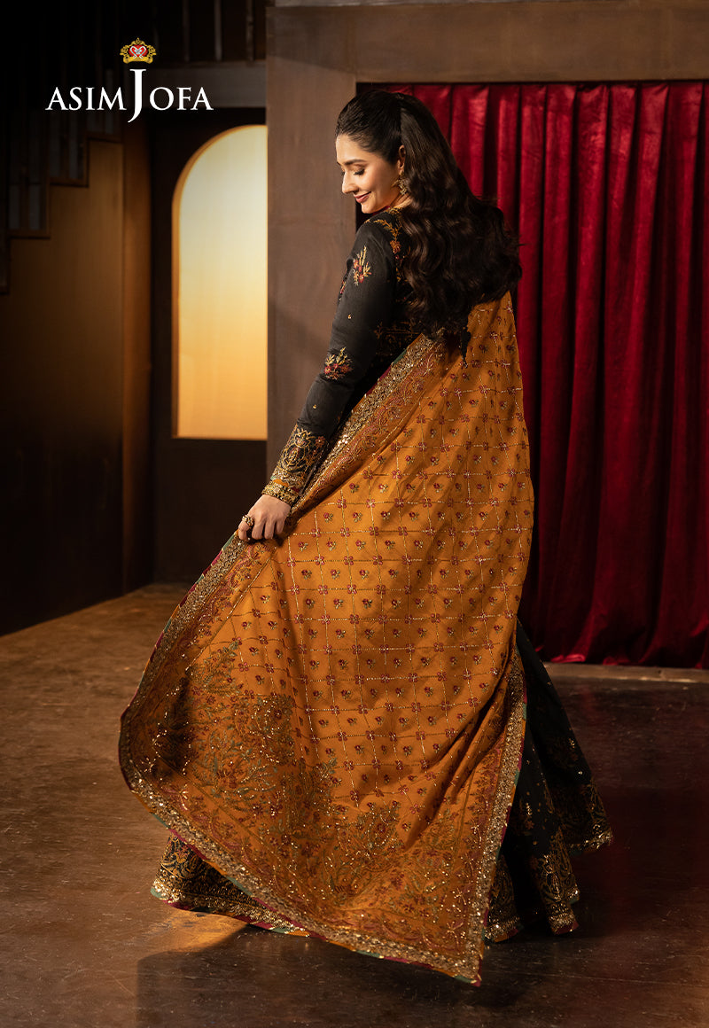 Asim Jofa | Luxury Festive Rejoice | AJLFF-19 by Maria Faisal - Registered Vendor of : Asim Jofa - type : Ladies Clothes - 100% original wedding dresses