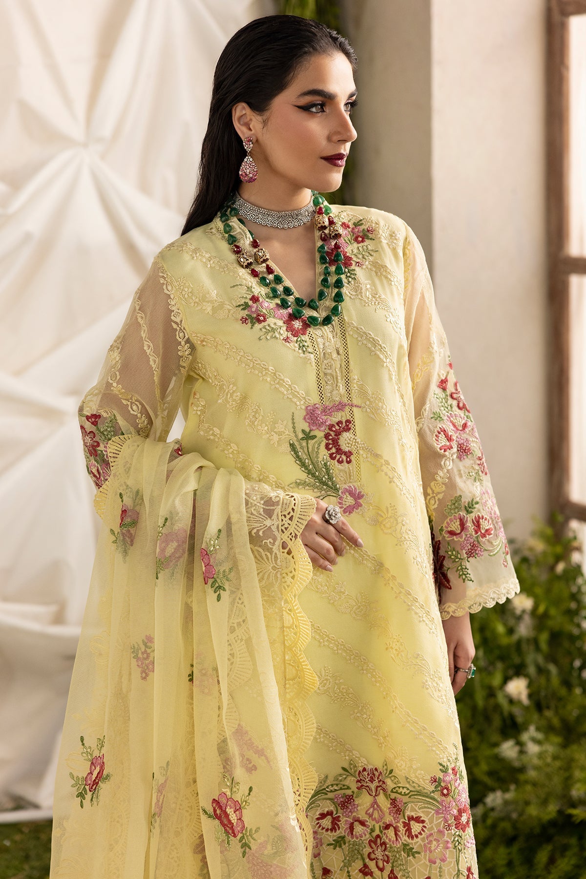 Charizma | Festive Pret  | CMA-5-192 - Dress - available at Maria Faisal in UK and USA.