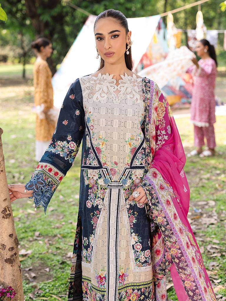 Rajbari | Schiffli Printkari Exclusive | Schiffli Printkari - 12 by Maria Faisal - Registered Vendor of : Rajbari - type : Ladies Clothes - 100% original wedding dresses