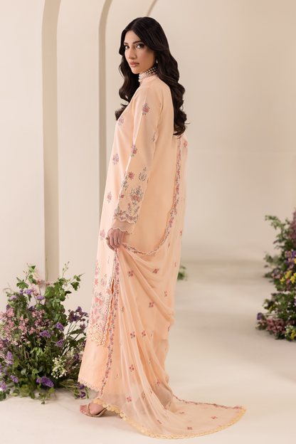 Rajbari | Premium Edition | Embroidered Chiffon Dopatta 04 - Luxury Dress - available at Maria Faisal in UK and USA.