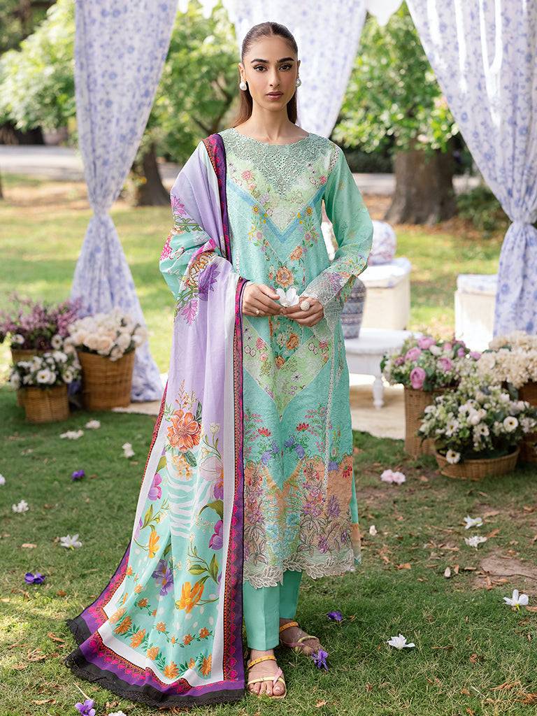 Rajbari | Schiffli Printkari Exclusive | Schiffli Printkari - 05 by Maria Faisal - Registered Vendor of : Rajbari - type : Ladies Clothes - 100% original wedding dresses