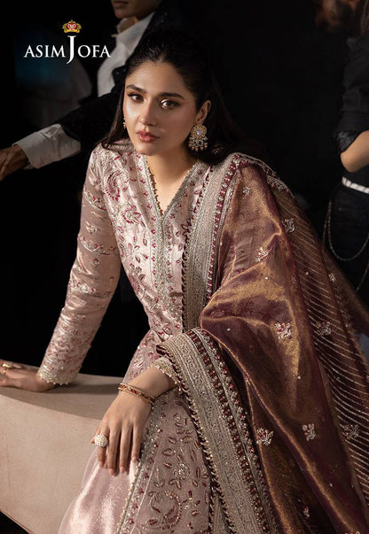 Asim Jofa | Luxury Festive Rejoice | AJLFF-10 by Maria Faisal - Registered Vendor of : Asim Jofa - type : Ladies Clothes - 100% original wedding dresses