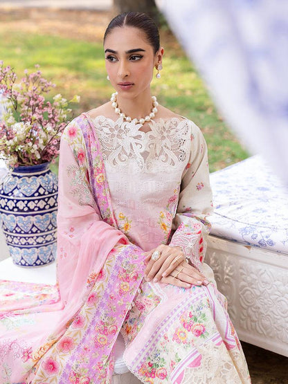 Rajbari | Schiffli Printkari Exclusive | Schiffli Printkari - 07 by Maria Faisal - Registered Vendor of : Rajbari - type : Ladies Clothes - 100% original wedding dresses