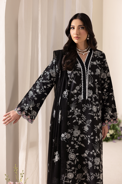 Rajbari | Premium Edition | Embroidered Chiffon Dopatta 10 - Luxury Dress - available at Maria Faisal in UK and USA.
