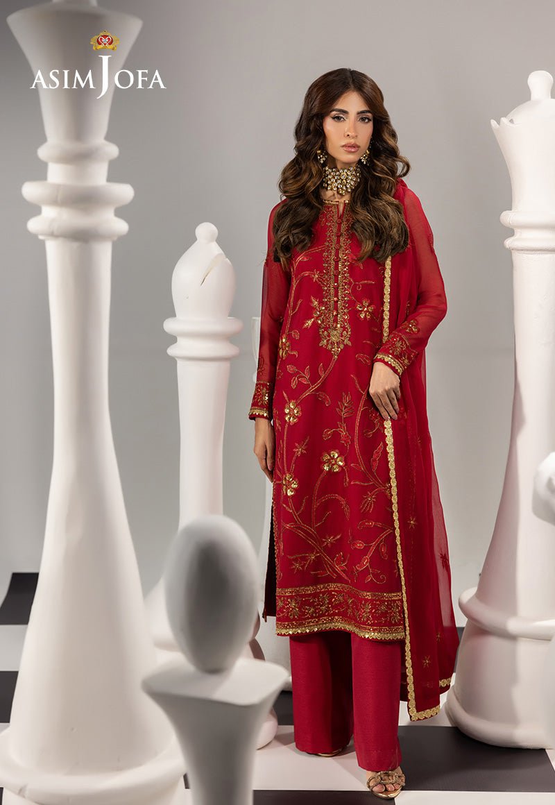 Asim Jofa | Izel Luxury Collection | AJIZL-19 - Ladies Clothes - Maria Faisal