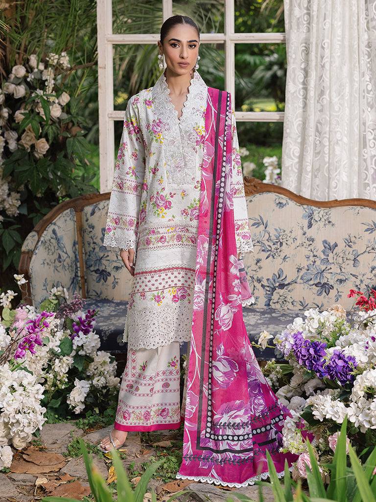 Rajbari | Schiffli Printkari Exclusive | Schiffli Printkari - 02 by Maria Faisal - Registered Vendor of : Rajbari - type : Ladies Clothes - 100% original wedding dresses