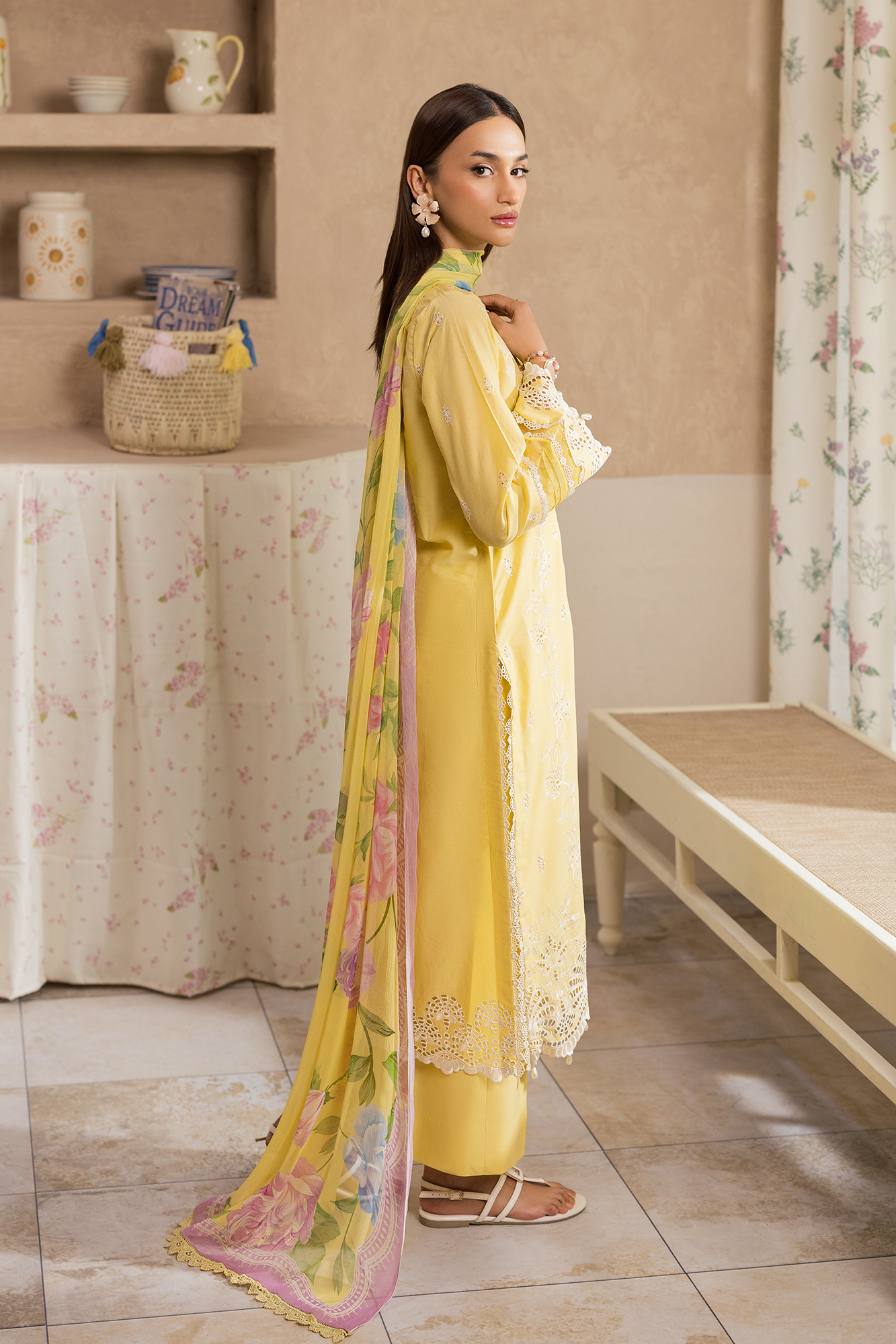 Rajbari | Nissa Chikankari Exclusive | Exclusive 03 - Luxury Dress - available at Maria Faisal in UK and USA.