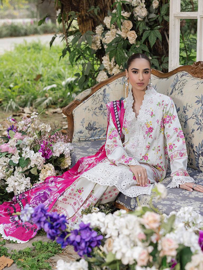 Rajbari | Schiffli Printkari Exclusive | Schiffli Printkari - 02 by Maria Faisal - Registered Vendor of : Rajbari - type : Ladies Clothes - 100% original wedding dresses