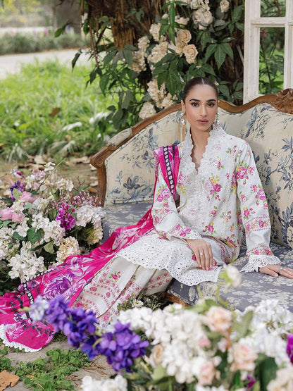 Rajbari | Schiffli Printkari Exclusive | Schiffli Printkari - 02 by Maria Faisal - Registered Vendor of : Rajbari - type : Ladies Clothes - 100% original wedding dresses