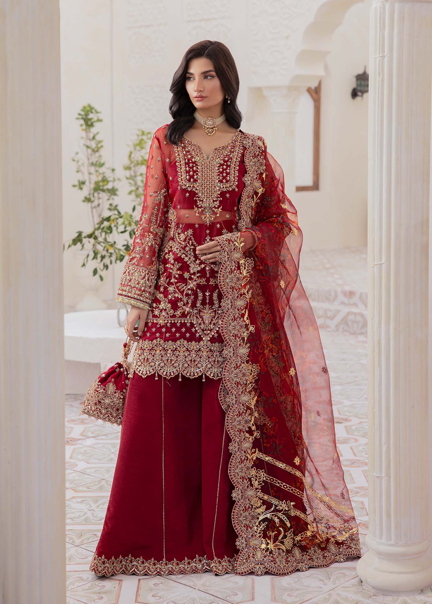 Kanwal Malik | Mirha Eid Luxury Pret 25 | Zehrah by Maria Faisal - Registered Vendor of : Kanwal Malik - type : Ladies Clothes - 100% original wedding dresses