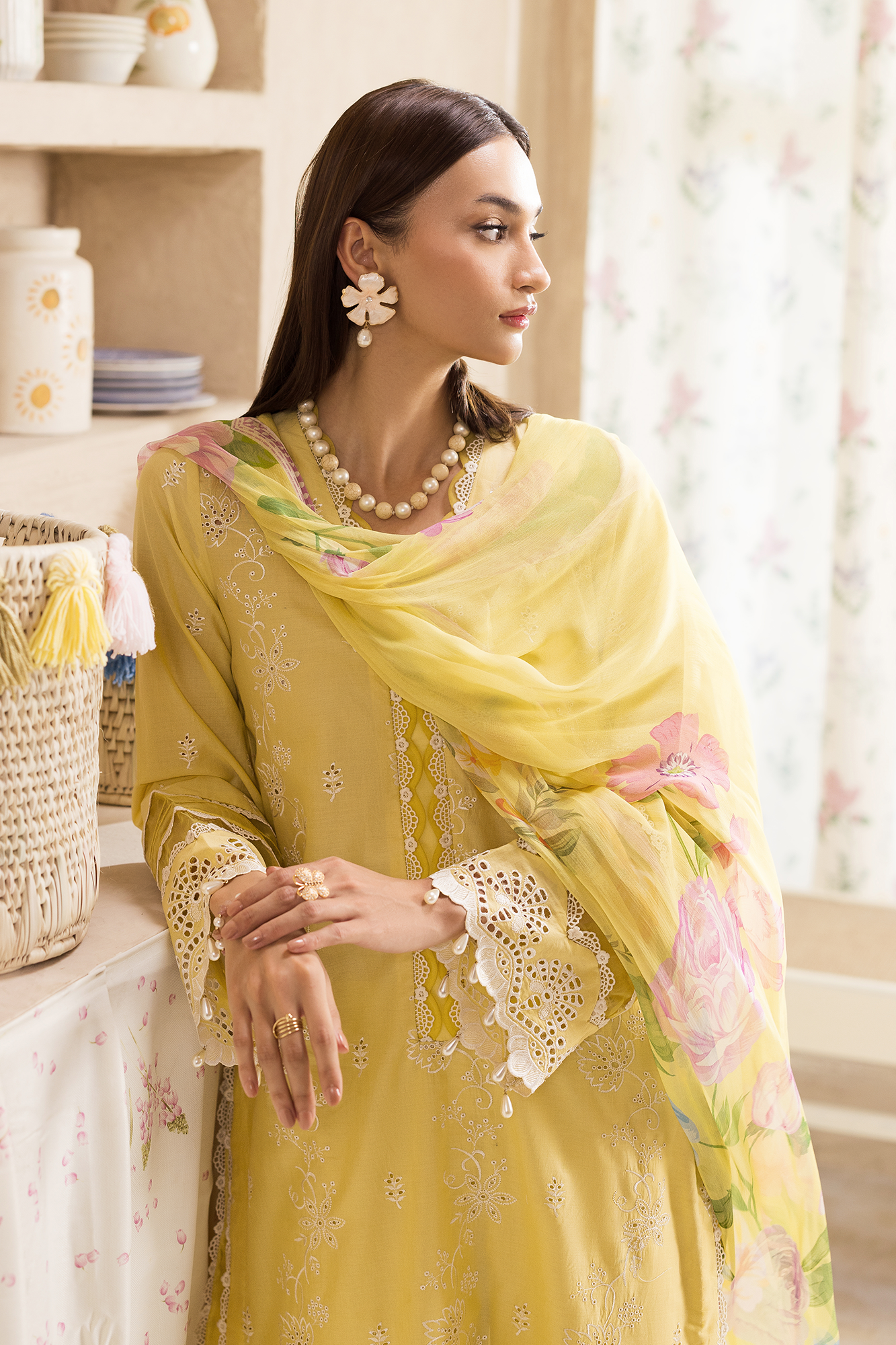 Rajbari | Nissa Chikankari Exclusive | Exclusive 03 - Luxury Dress - available at Maria Faisal in UK and USA.