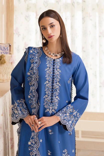 Rajbari | Nissa Chikankari Exclusive | Exclusive 07 - Luxury Dress - available at Maria Faisal in UK and USA.