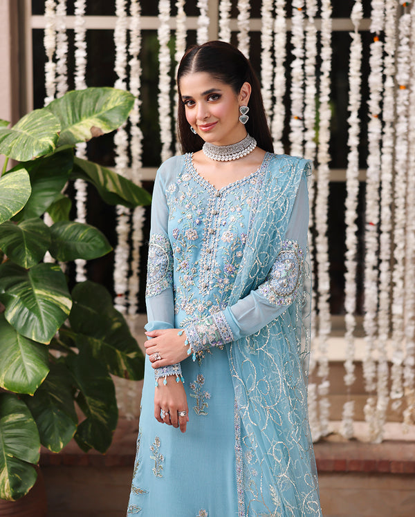 Roheenaz | Aangan Chiffon Collection 25 | Wafa - Ladies Clothes - Maria Faisal