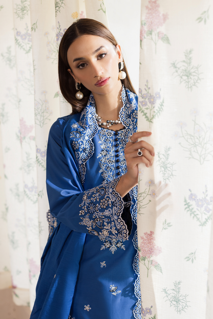 Rajbari | Nissa Chikankari Exclusive | Exclusive 07 - Luxury Dress - available at Maria Faisal in UK and USA.