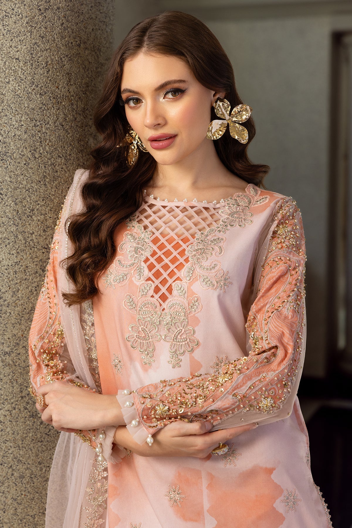 Charizma | Festive Limited Edition 25 | ED5-08 by Maria Faisal - Registered Vendor of : Charizma - type : Ladies Clothes - 100% original wedding dresses