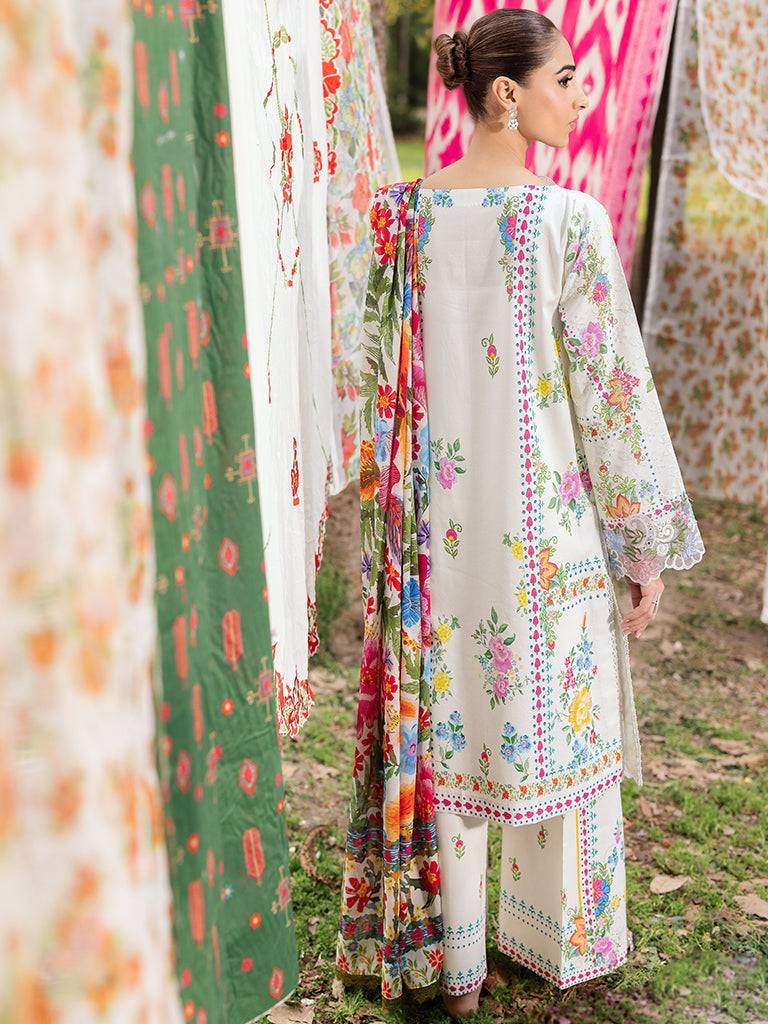 Rajbari | Schiffli Printkari Exclusive | Schiffli Printkari - 08 by Maria Faisal - Registered Vendor of : Rajbari - type : Ladies Clothes - 100% original wedding dresses