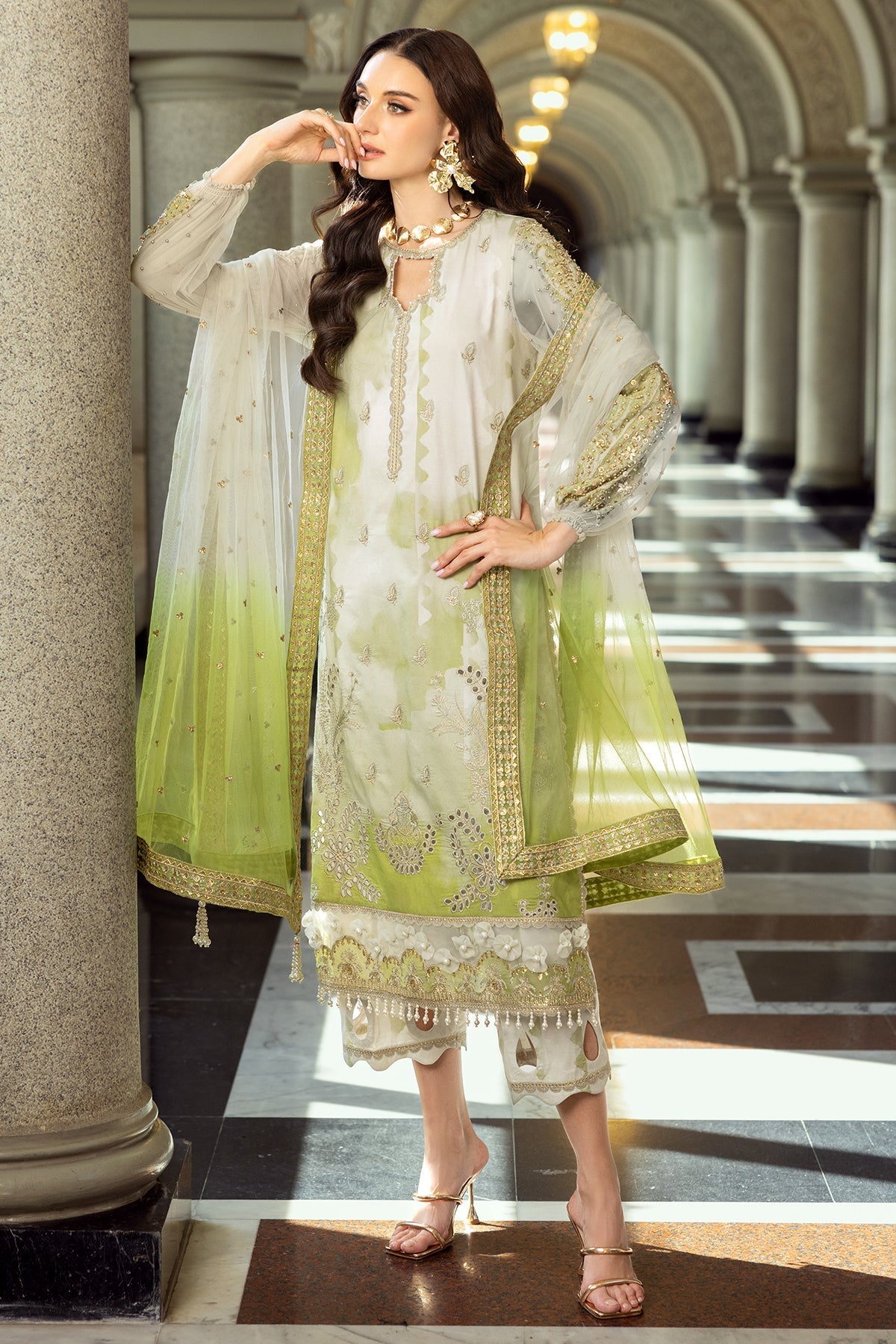 Charizma | Festive Limited Edition 25 | ED5-02 by Maria Faisal - Registered Vendor of : Charizma - type : Ladies Clothes - 100% original wedding dresses