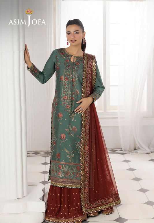 Asim Jofa | Izel Luxury Collection |AJIZL-07 - Ladies Clothes - Maria Faisal
