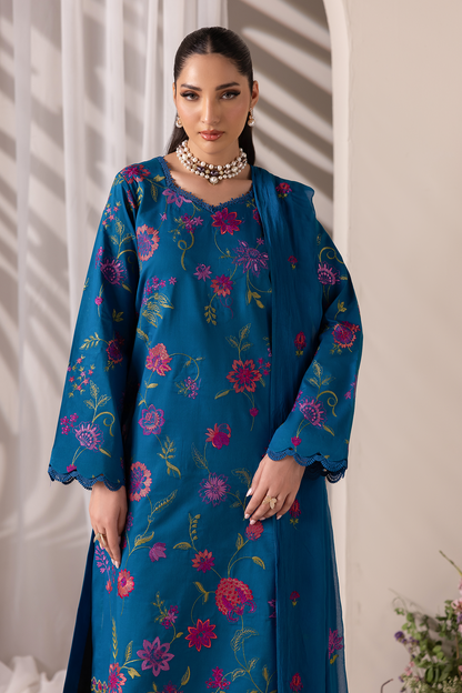 Rajbari | Premium Edition | Embroidered Chiffon Dopatta 11 - Luxury Dress - available at Maria Faisal in UK and USA.