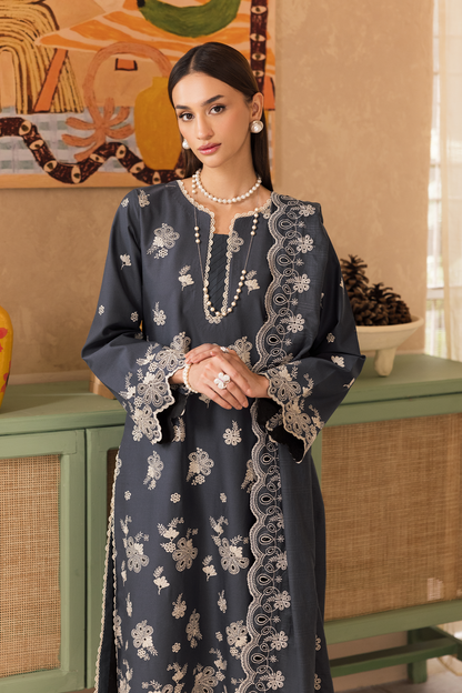 Rajbari | Nissa Chikankari Exclusive | Exclusive 01 - Luxury Dress - available at Maria Faisal in UK and USA.