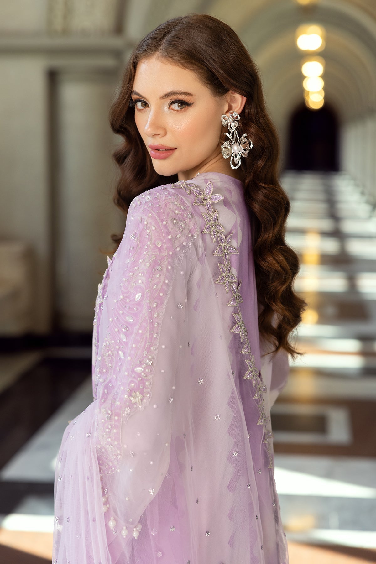 Charizma | Festive Limited Edition 25 | ED5-01 - Designer Dress with Intricate embroidery and embellishments. Shop elegent wedding dress at Maria Faisal.