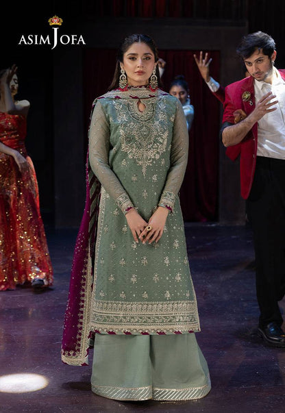 Asim Jofa | Luxury Festive Rejoice | AJLFF-13 by Maria Faisal - Registered Vendor of : Asim Jofa - type : Ladies Clothes - 100% original wedding dresses