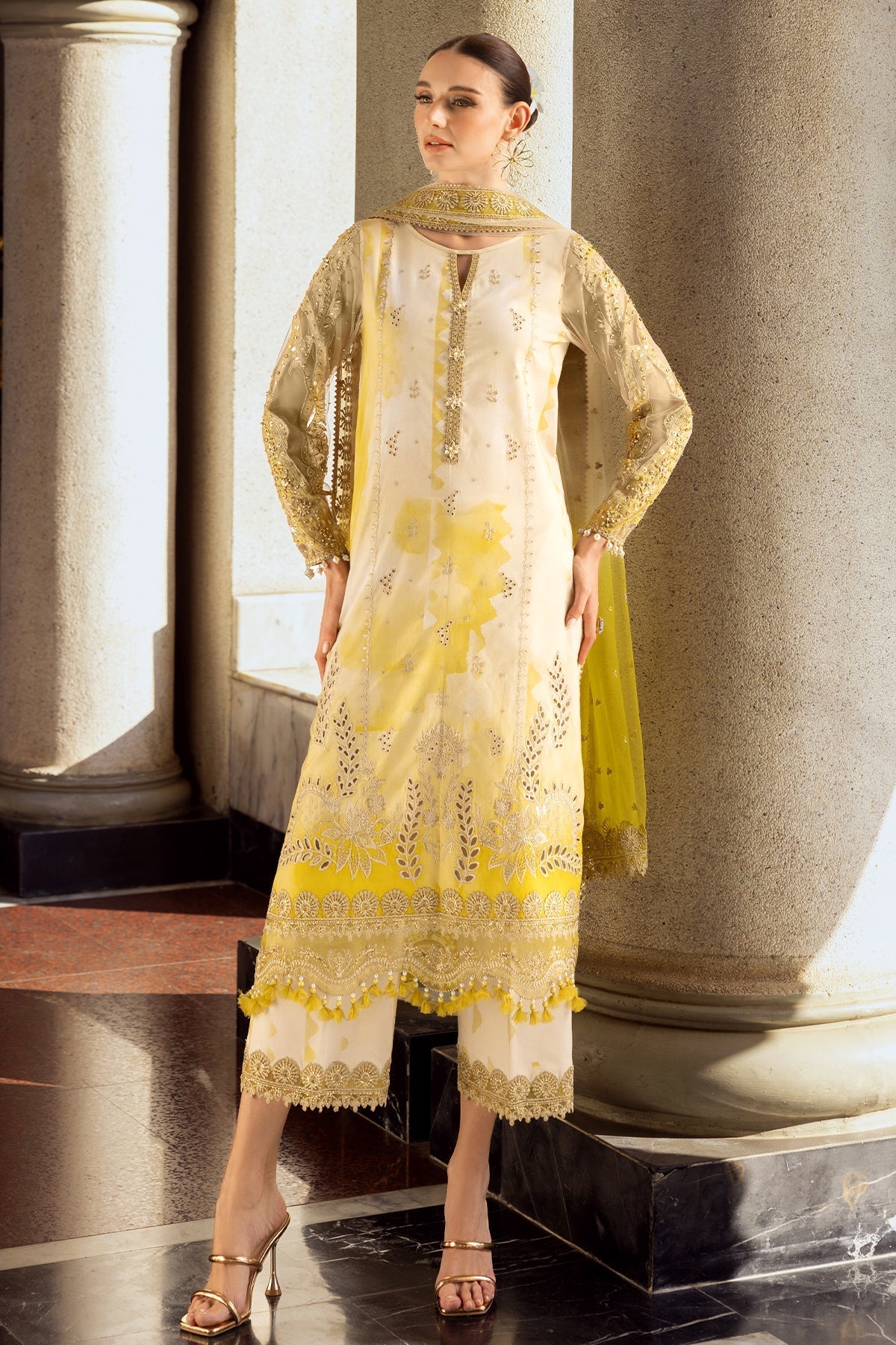 Charizma | Festive Limited Edition 25 | ED5-04 by Maria Faisal - Registered Vendor of : Charizma - type : Ladies Clothes - 100% original wedding dresses