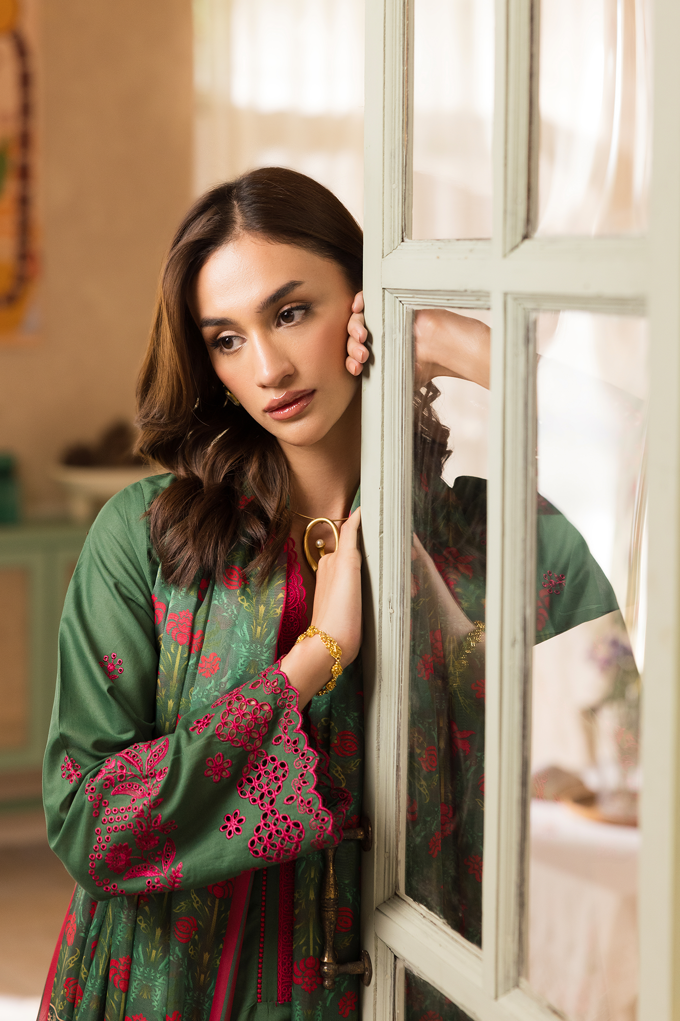 Rajbari | Nissa Chikankari Exclusive | Exclusive 08 - Luxury Dress - available at Maria Faisal in UK and USA.