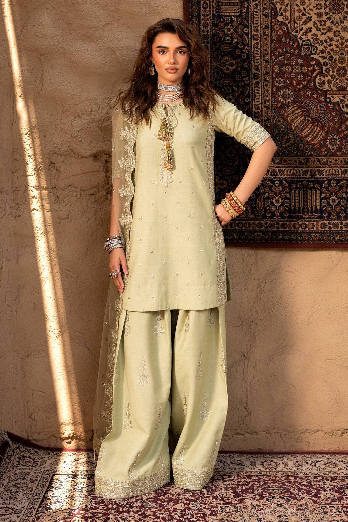 Charizma | Festive Pret | CMA-5-044 by Maria Faisal - Registered Vendor of : Charizma - type : Ladies Clothes - 100% original wedding dresses