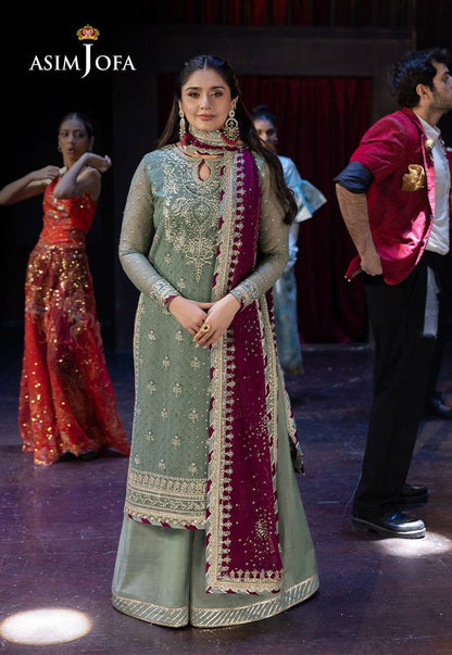 Asim Jofa | Luxury Festive Rejoice | AJLFF-13 by Maria Faisal - Registered Vendor of : Asim Jofa - type : Ladies Clothes - 100% original wedding dresses