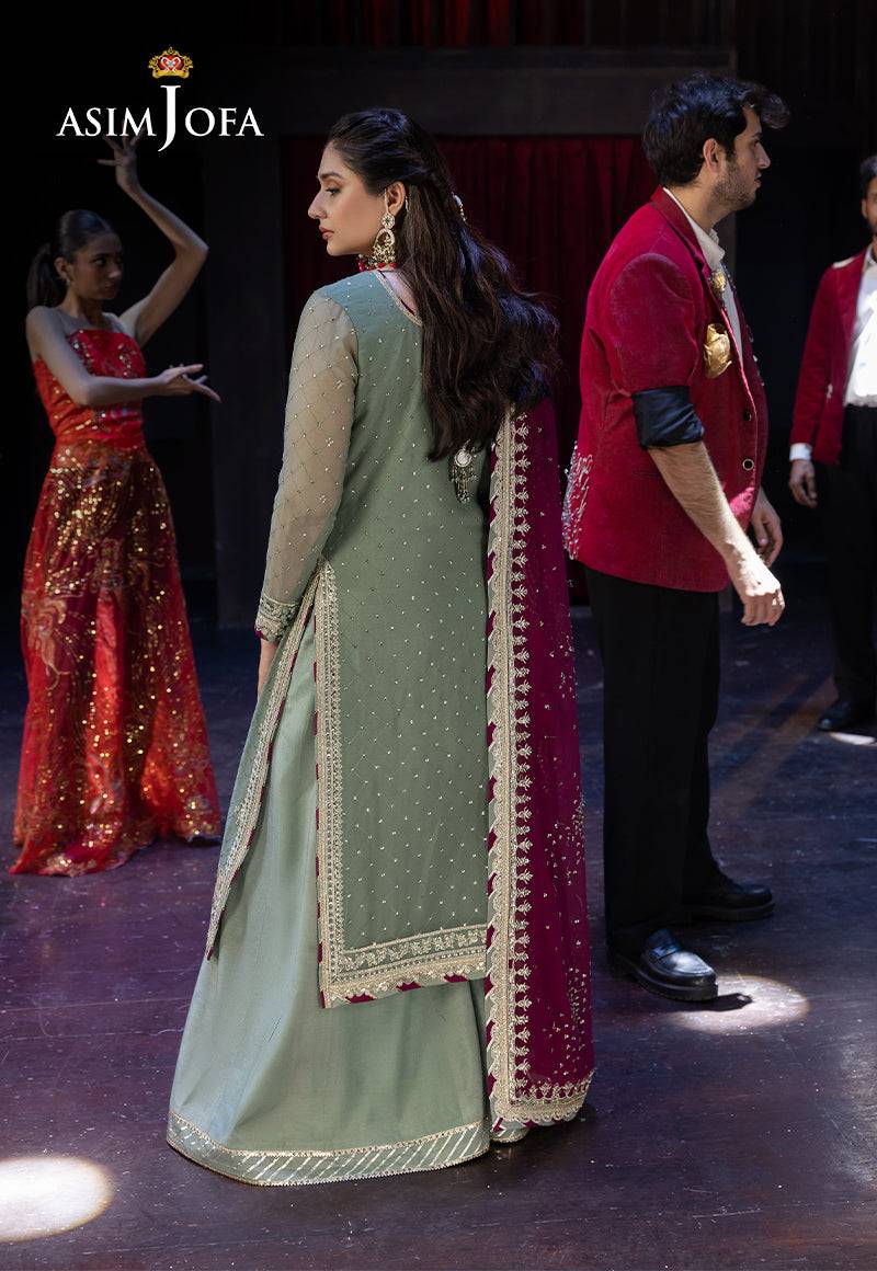 Asim Jofa | Luxury Festive Rejoice | AJLFF-13 by Maria Faisal - Registered Vendor of : Asim Jofa - type : Ladies Clothes - 100% original wedding dresses
