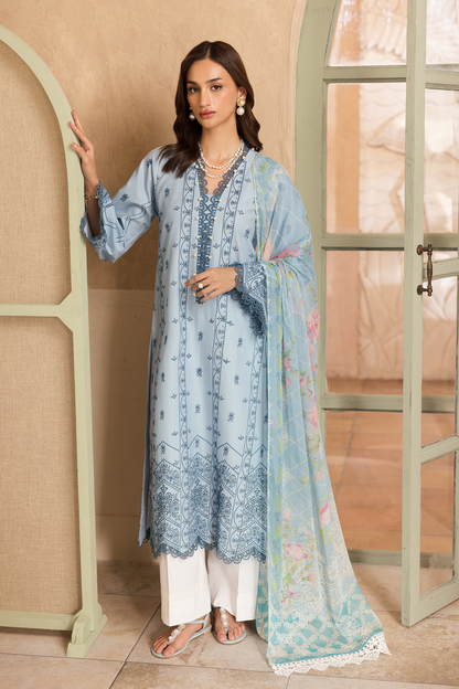 Rajbari | Nissa Chikankari Exclusive | Exclusive 12 - Luxury Dress - available at Maria Faisal in UK and USA.
