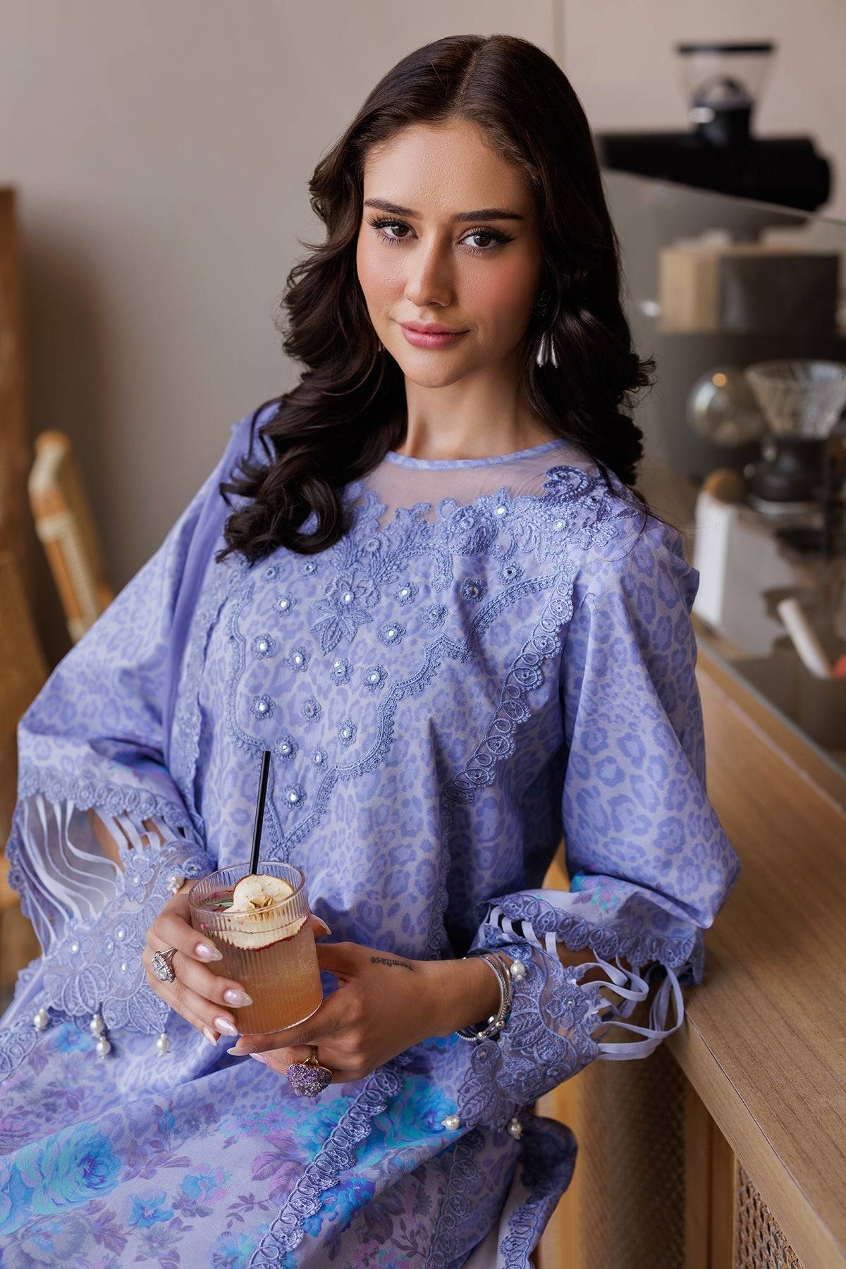 Charizma | Naranji Lawn 25 | CN5-09 by Maria Faisal - Registered Vendor of : Charizma - type : Ladies Clothes - 100% original wedding dresses