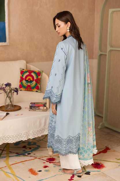 Rajbari | Nissa Chikankari Exclusive | Exclusive 12 - Luxury Dress - available at Maria Faisal in UK and USA.