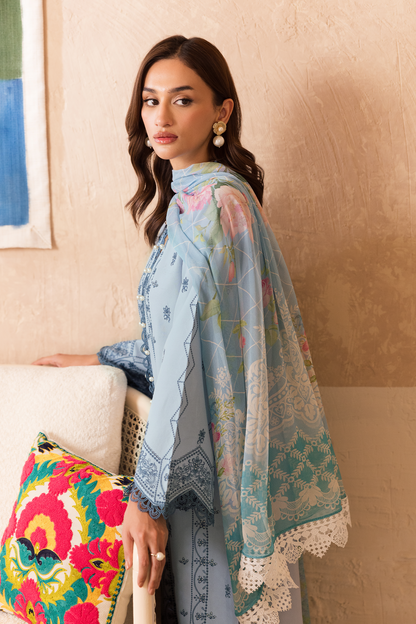 Rajbari | Nissa Chikankari Exclusive | Exclusive 12 - Luxury Dress - available at Maria Faisal in UK and USA.